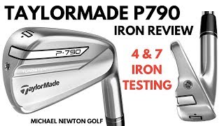 TaylorMade P790 Iron Review  4 amp 7 Iron Testing [upl. by Holman77]