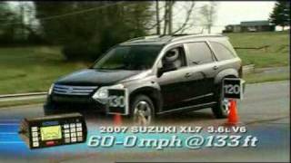 Motorweek Video of the 2007 Suzuki XL7 [upl. by Harlene]