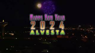 🎆 Happy New Year 2024 🎇 Alvesta  Sweden [upl. by Anahsar]