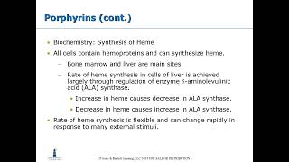 Clinical Chemistry Porphyrins and Myoglobin [upl. by Rehpotsihrc304]