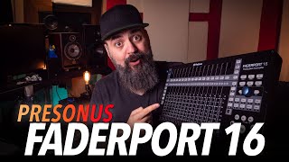 PRESONUS FADERPORT 16 DAW CONTROLLER REVIEW [upl. by Gavriella]