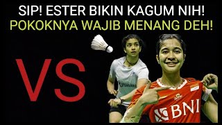 😱 MAKIN MANTAP NIH Bulutangkis Ester Nurumi Dwi Wardoyo vs Malvika Bansod Badminton [upl. by Hollenbeck]