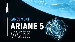 Vol VA256 – James Webb Space Telescope  Lancement Ariane 5  Arianespace [upl. by Trub]