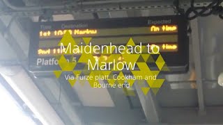 Maidenhead to Marlow train  Originally called the Marlow Donkey [upl. by Monahon]