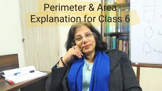 Perimeter amp Area Class 6 Explanation [upl. by Laen]