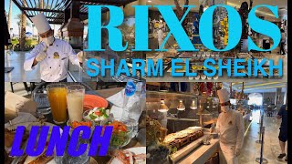 RIXOS SHARM EL SHEIKH 16 LUNCH 🍓🍉🍕🍰🥖🧀🥩 ОБЕД В ГЛАВНОМ РЕСТОРАНЕ [upl. by Lussier]