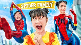 Baby Doll Family Became Spiderman Family  Baby Doll TV [upl. by Joappa533]