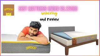 Best mattress under Rs20000  Sleepycat Ultima memory foam mattress Tamil review unboxing [upl. by Asina]