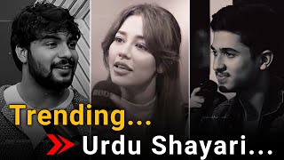 🤘Viral Urdu Poetry Shayari Collection 👍Top Trending Urdu Shayari Collection  urdushayari [upl. by Airel]