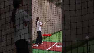 Caitlin Clark Shows Off Skills in the Batting Cage at the Indianapolis Indians Game  Indiana Fever [upl. by Nosyk]