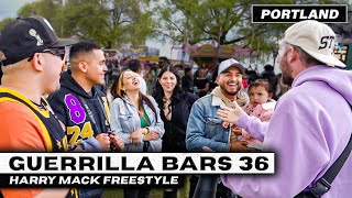 Harry Mack Freestyles Around His Hometown  Guerrilla Bars 36 Portland [upl. by Arreip]