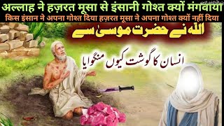 Hazrat Musa Allaha Tala Ke Pass Insan Ka Gosht Kyun Lekar Gye  Story Of Prophet Moses  Fatima Talk [upl. by Capello]