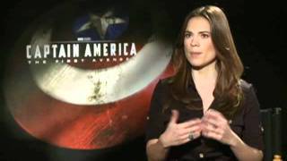 Hayley Atwell Captain America Interview [upl. by Genia659]