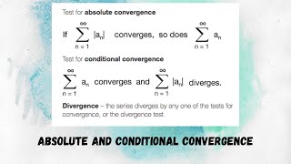 Calculus II Absolute and Conditional convergence [upl. by Craddock847]