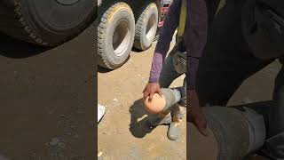 Ball 🏀 video concrete automobile construction reel concreteconstruction short shortsvideo [upl. by Ahkos]