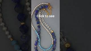 Lazulite Lapis Lazuli Necklace  by Bombyx House [upl. by Fidelity]