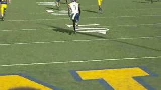 Toledo Rockets 100 yd interception for td vs Michigan [upl. by Arakal]