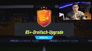 meine zwei 3x 85 PACKS 😱 85 Triple Upgrade Pack FIFA 22 [upl. by Ayhdnas]