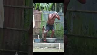 CRAZY FUNNY SHAMPOO PRANK ON BATH MAN  SAGOR BHUYAN [upl. by Anahsohs]