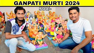 Ganpati Murti Price 2024🔥 lowest price market start from Rs 500₹  Ganesh Chaturthi Ganpati market [upl. by Draper436]