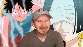 LUFFY VS THE SNAKE SISTERS  One Piece Reaction Episode 414 [upl. by Faunia]