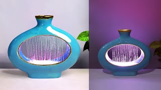 Waterfall Night Lamp  Waterfall Showpiece for home decoration  Fountain Night Lamp [upl. by Llertak]