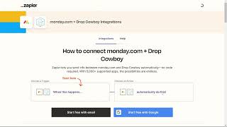 Mondaycom Integration with Drop Cowboy Ringless Voicemail mondaycrm [upl. by Fital]