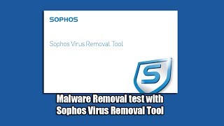 Malware Removal test with Sophos Virus Removal Tool [upl. by Lanae274]