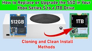 How to Replace or Upgrade the SSD in Your Xbox Series S Using Clean Install or Clone Methods [upl. by Kirschner28]