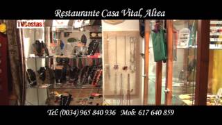 RESTAURANTE CASA VITAL ALTEA SPAIN [upl. by Yanahc]