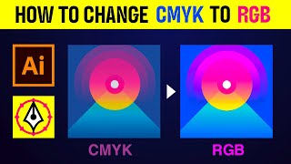 Converting RGB to CMYK  Photoshop Illustrator and Publisher [upl. by Hansen]