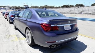 2013 Alpina B7 at Laguna Seca  WR TV POV Track Test [upl. by Marciano]