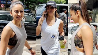 Rakul Preet Singh Snapped At Gym And Malaika Arora Snapped At Yoga In Bandra 😍 [upl. by Attiuqal]