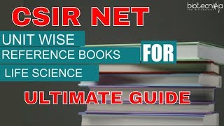 csir net Life science reference books  Ultimate Guide [upl. by Anilehcim]