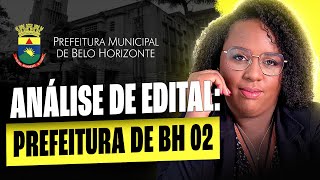 Análise de Edital Prefeitura de BH 02 [upl. by Anaerda]