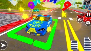 Police Car Packing 👮 Police wala game car parking game androidgaming [upl. by Yrolam]