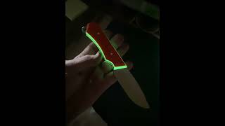 Glow insert on fixed blade hunter [upl. by Tomkiel]