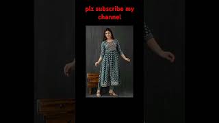 latest naira style frock design shorts youtubeshorts summer kurti design [upl. by Trever]