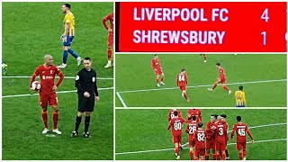 FABINHO SCORES TWO LIVERPOOL 41 SHREWSBURY TOWN FA CUP MATCH VLOG [upl. by Suinuj]