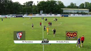 ZÁZNAM  FK Pardubice  FK Dukla Praha [upl. by Emile]