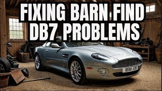 Aston Martin DB7 Barn Find Restoration Oil Change Quarter Window Fix amp Radiator Leak [upl. by Corin]