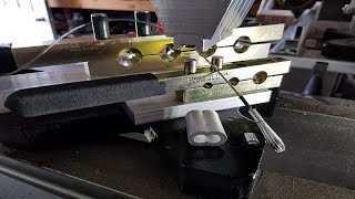 Using a Converted Hand Wire Rope Cable Swage on a Hydraulic Press Ferrule Swage Die Part 2 [upl. by Yruj]