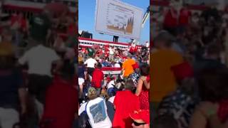 Video by spectator at Trump rally shows chaos after shooting shorts shortsvideo [upl. by Ole]