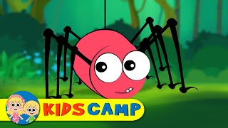 Incy Wincy Spider Nursery Rhyme Song by KidsCamp [upl. by Baerl]