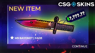 CSGOSKINS 10000 CASE BATTLE KARAMBIT Csgoskins Promo Code 2024 [upl. by Artinahs]