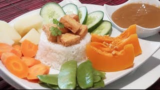 Gado Gado Steamed Vegetables Recipe  Marks Cuisine 41 [upl. by Aettam]