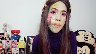 Tropical Art makeup with Eyeshadow [upl. by Krik]