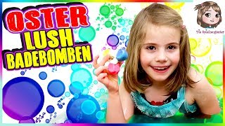 LUSH BADEBOMBEN CHALLENGE 🛀 OSTER EDITION  Eine Meerjungfrau mit Fidget Spinner geht baden 😱 [upl. by Anihcak]