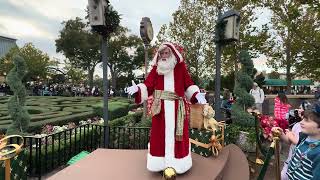 2023 Epcot Festival of the Holidays  France  Storytelling  Pere Noel [upl. by Aunson]