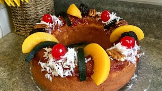 ROSCA DE REYESpastel sabor naranja humectada [upl. by Sanson]